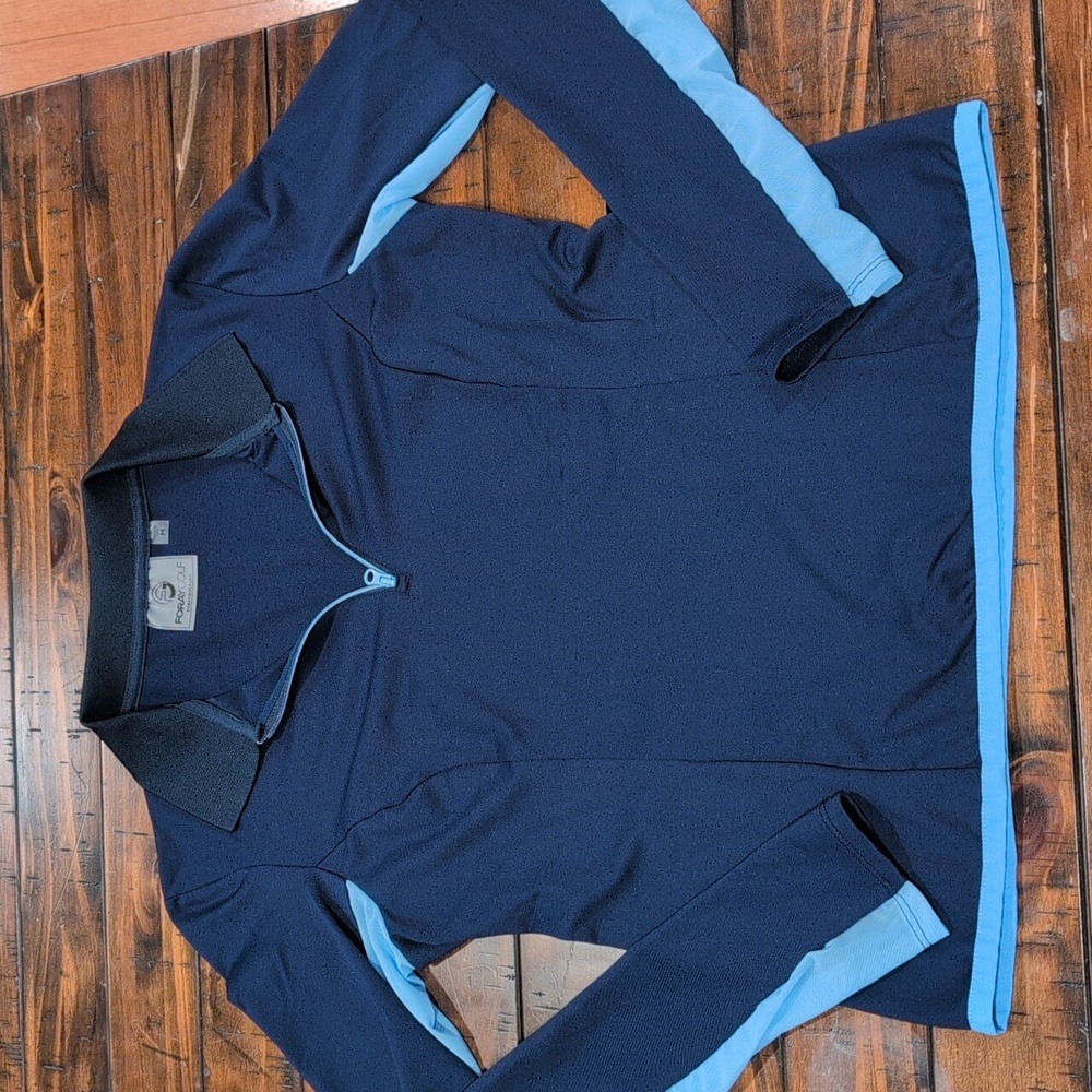 Foray Golf Mesh Inset Polo Long Sleeve - Picture 3 of 10